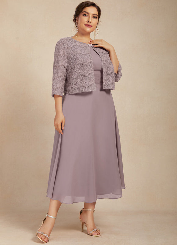 Robe Midi Prune - gallery 7