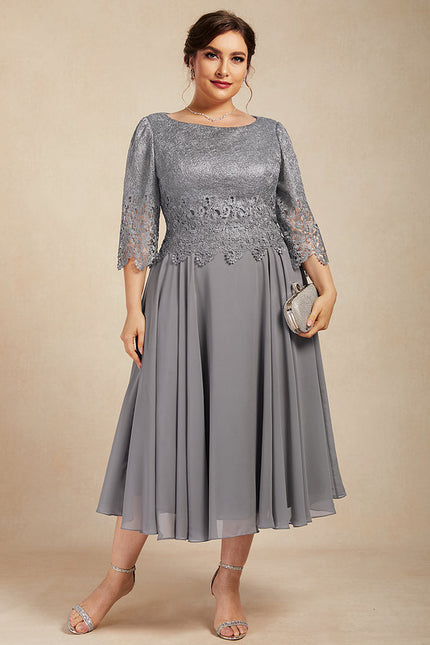 Robe Midi Flottante Lavande - gallery 5