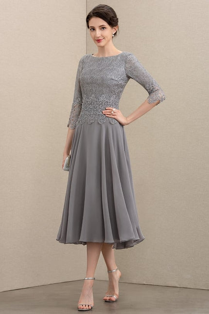 Robe Midi Flottante Lavande - gallery 4