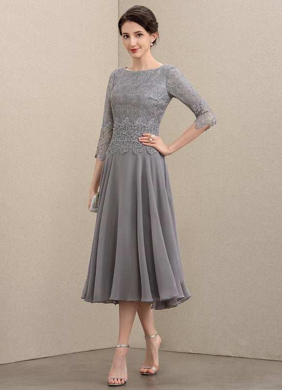 Robe Midi Flottante Lavande - gallery 4