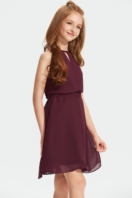 Robe Midi Mousseline Verte - gallery 4