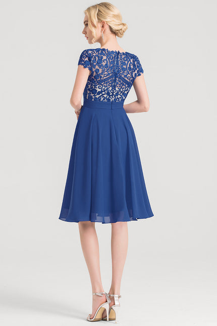 Robe Midi Bleu Envoûtant - gallery 3