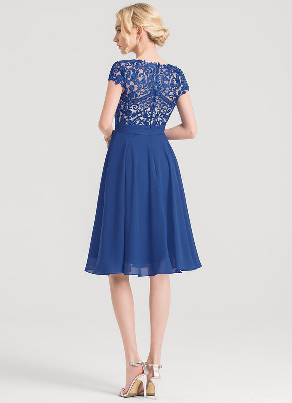 Robe Midi Bleu Envoûtant - gallery 3