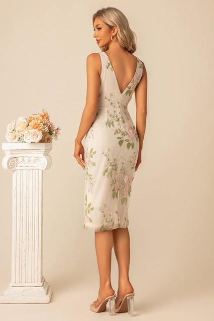 Robe Droite Fluide Midi - gallery 4