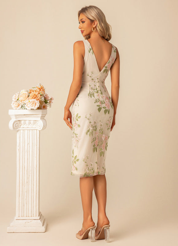 Robe Midi Beige - gallery 4