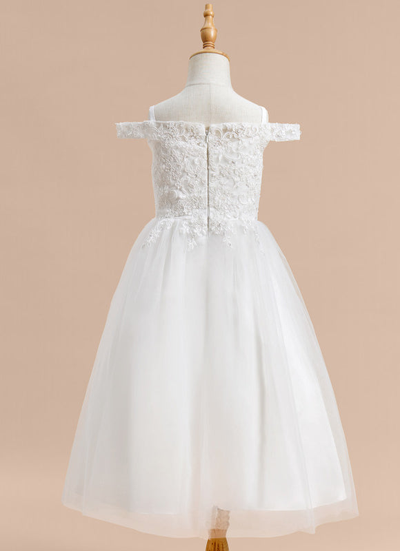 Robe Midi Enfant Mariage Tulle - gallery 5