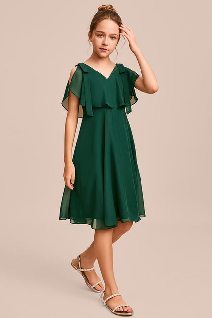 Robe Midi Émeraude Légère - gallery 5