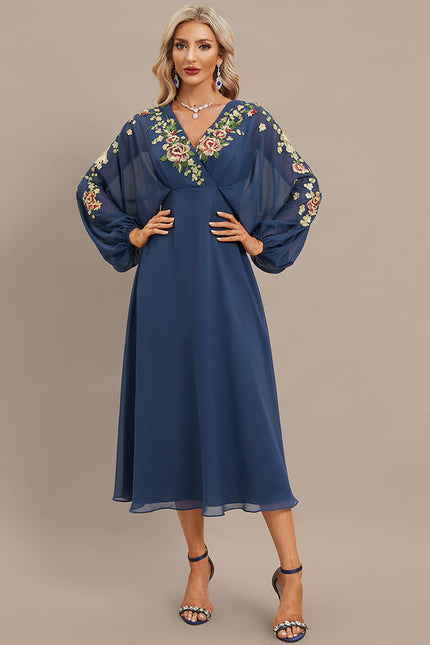Robe Midi Sérénité Florale - gallery 2