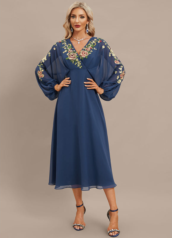 Robe Midi Sérénité Florale - gallery 2