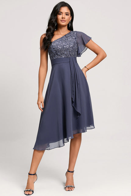 Robe Midi Fluide Asymétrique - gallery 1