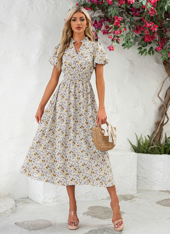 Robe Midi Serenade Florale - gallery 5