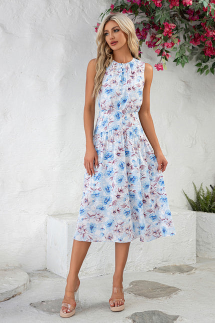 Robe Midi Fleurs Aquarelle - gallery 5