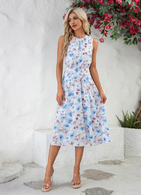 Robe Midi Fleurs Aquarelle - gallery 5