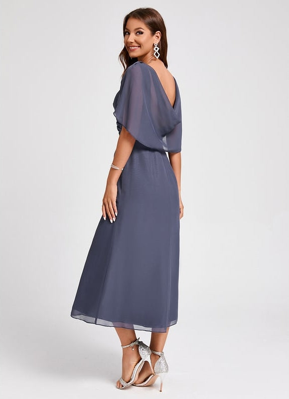Midi Robe De Cocktail Pour Mariage Chic - gallery 1