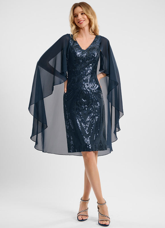 Robe Midi Vêtement Scintillant Fluide