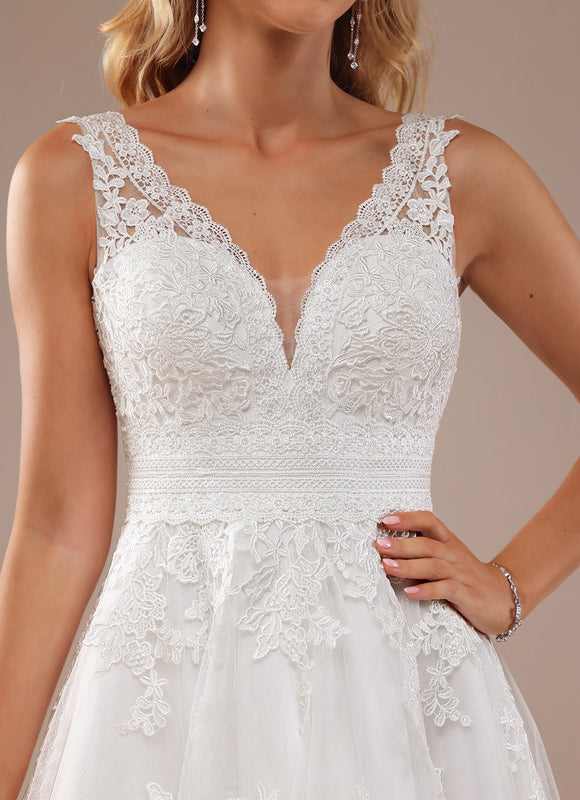 Robe Midi Tulle Écrue - gallery 2