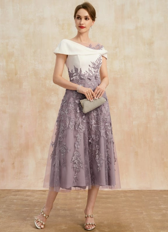 Robe Midi Manche 3 4 - gallery 4