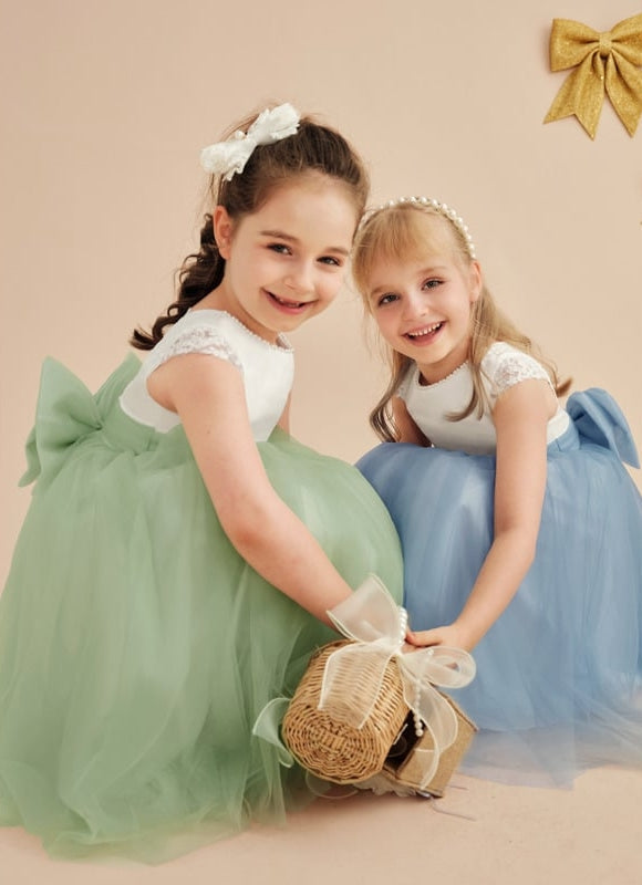 Robe Midi Tulle Bleu Céleste - gallery 6