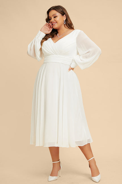 Robe Midi Éthérée Lumineuse - gallery 7