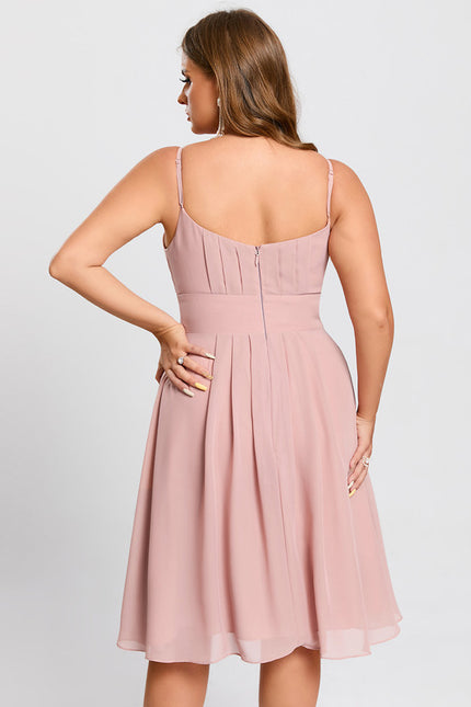 Robe Midi Mousseline Rose - gallery 9