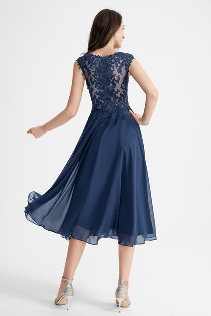 Robe Midi Élégance Nocturne - gallery 4