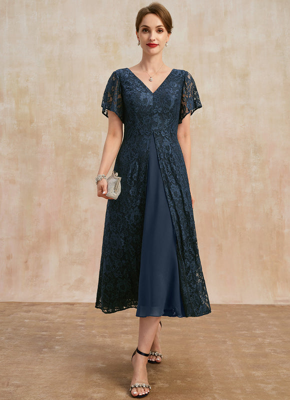 Robe Midi Élégance Nuptiale - gallery 1