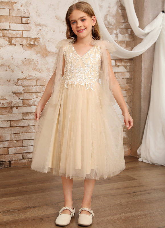 Robe Midi Tulle Beige - gallery 8