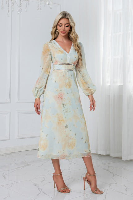 Robe Midi Florale Légère - gallery 6