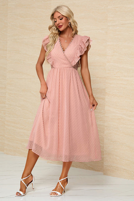 Robe Midi Midi Texturée - gallery 5