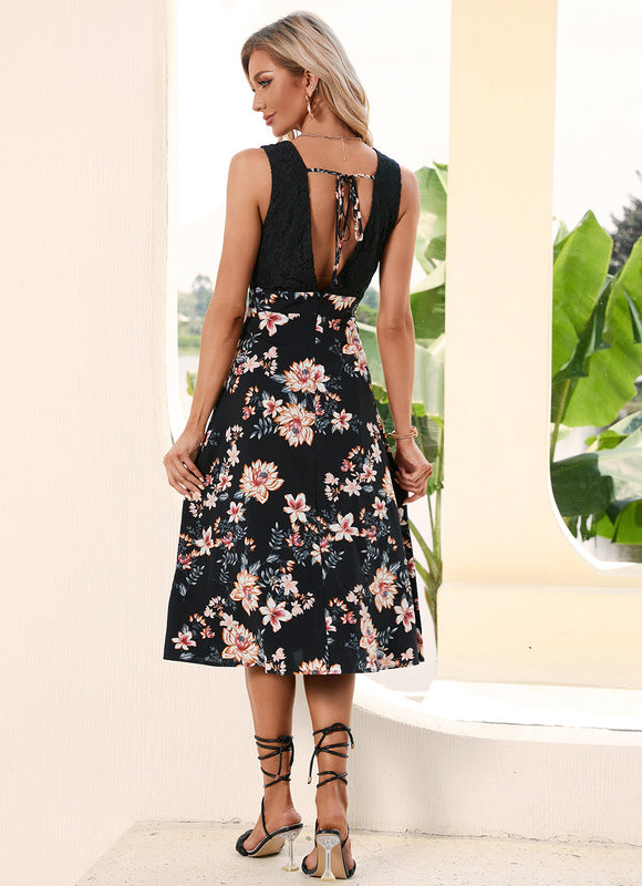 Robe Midi Chic En Polyester - gallery 4