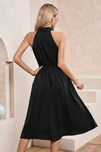 Robe Midi Boutonnée Devant - gallery 5