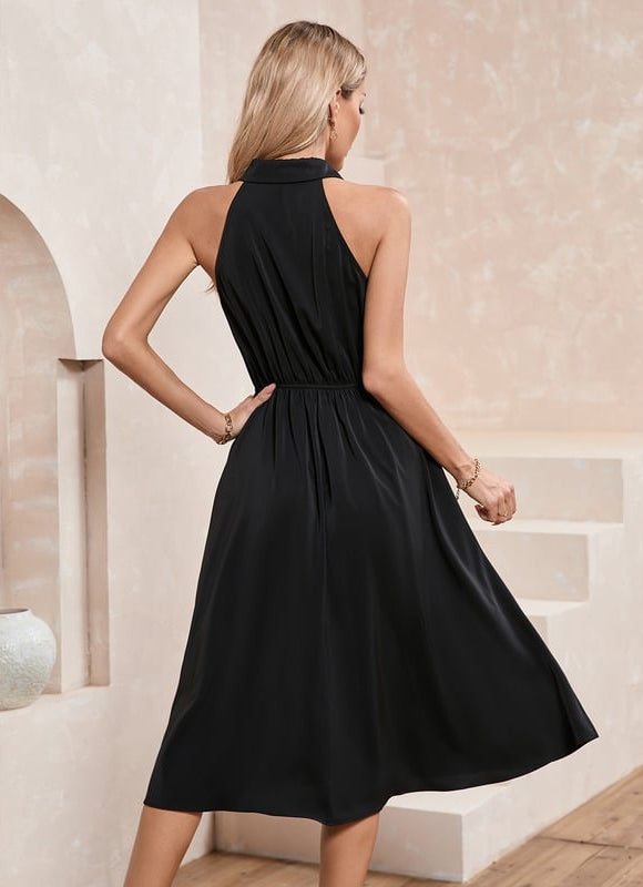 Robe Midi Boutonnée Devant - gallery 5