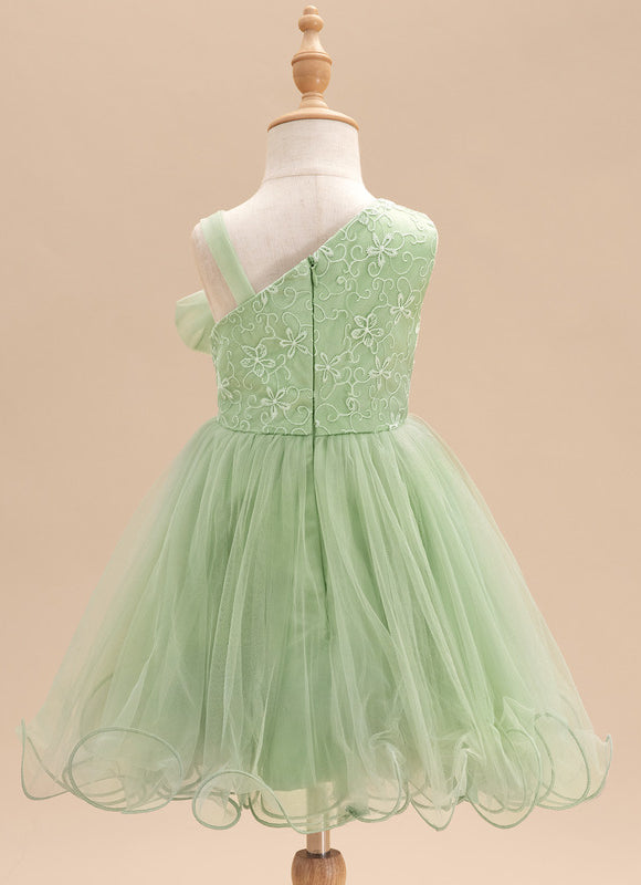Robe Midi Tulle Verte - gallery 4