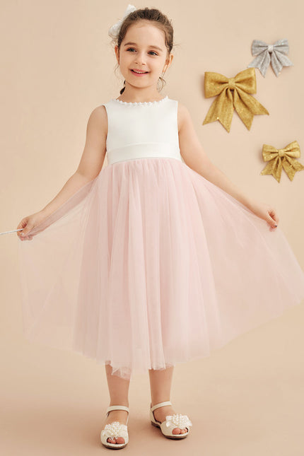 Robe Midi Satinée Poudrée