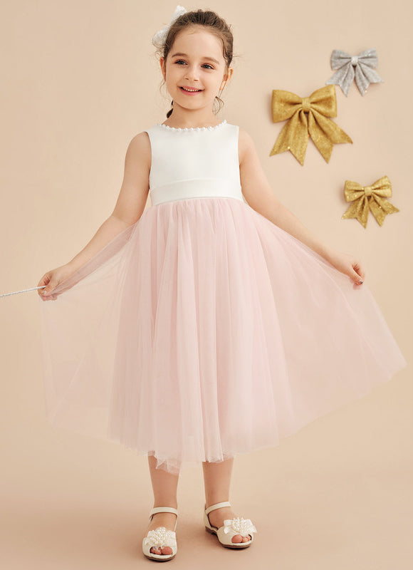 Robe Midi Satinée Poudrée