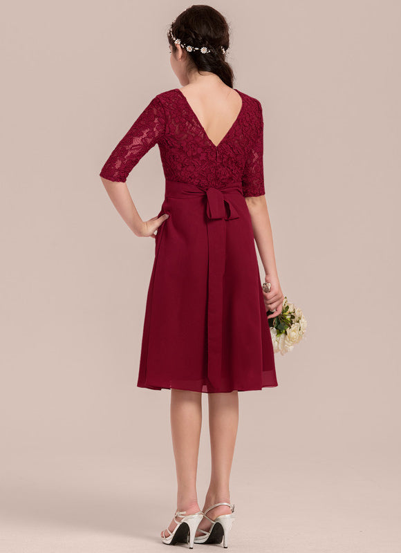 Robe Midi Bleu Élégance Aérienne - gallery 3