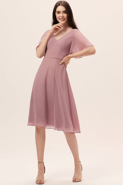 Robe Midi Aérienne Marine - gallery 1