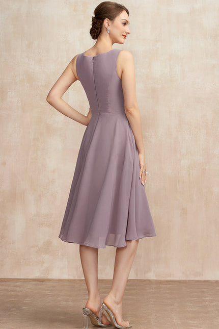 Robe Midi Vêtement Élégant Lavande - gallery 7