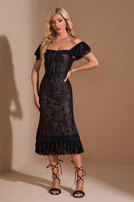 Robe Midi Dentelle Charme - gallery 3