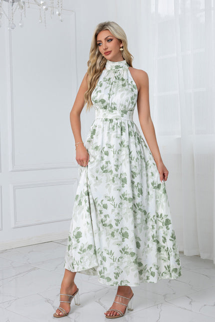 Robe Midi Florale Halter - gallery 6