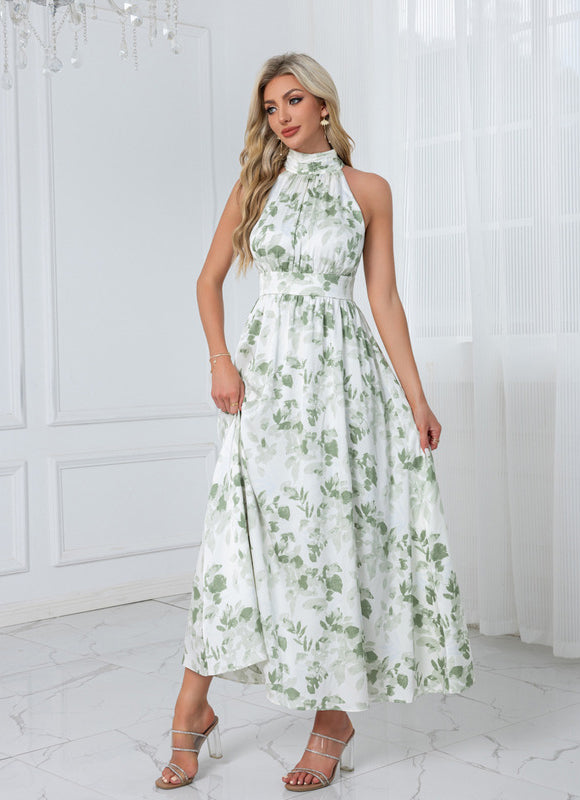 Robe Midi Florale Halter - gallery 6