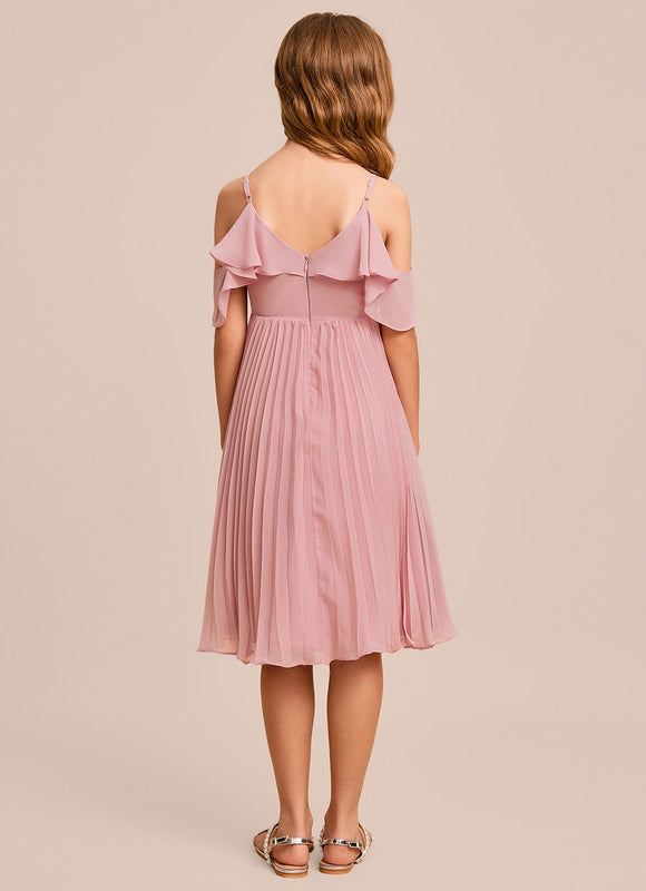 Robe Midi Aérienne Bleue - gallery 5