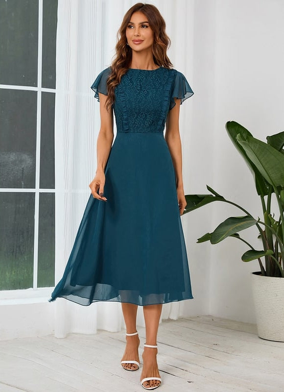 Robe Midi Ceremonie Femme - gallery 2