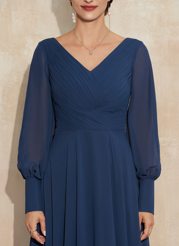 Robe Midi Fluide Marine - gallery 1