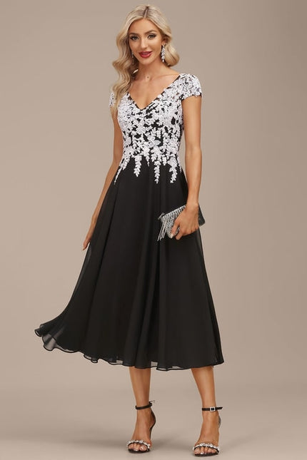 Robe Midi Élégance Nocturne - gallery 6