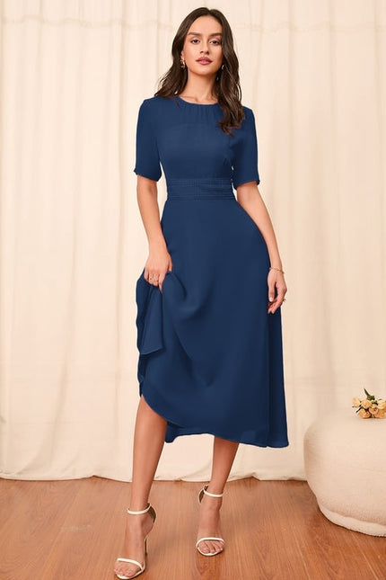 Robe Midi Gaze De Coton - gallery 2