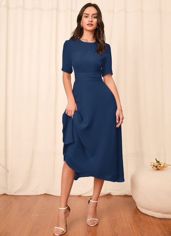 Robe Midi Gaze De Coton - gallery 2