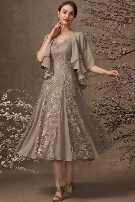 Robe Midi Élégance Nuptiale - gallery 6