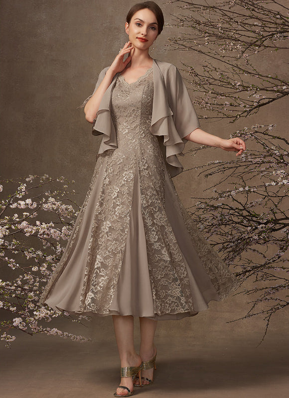 Robe Midi Élégance Nuptiale - gallery 6