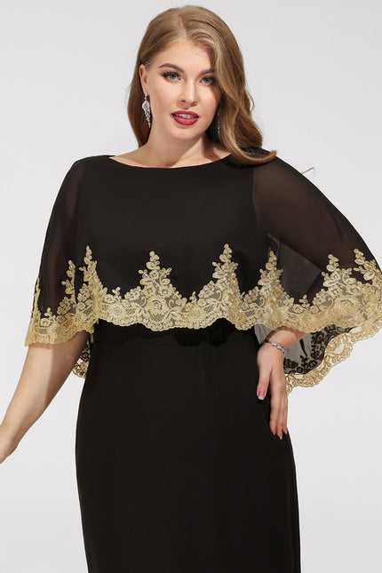 Robe Midi Ajustée Noire - gallery 9